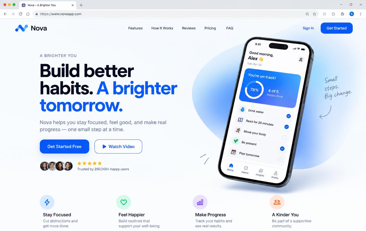 Anteprima del sito App Launch, modello Landing Page